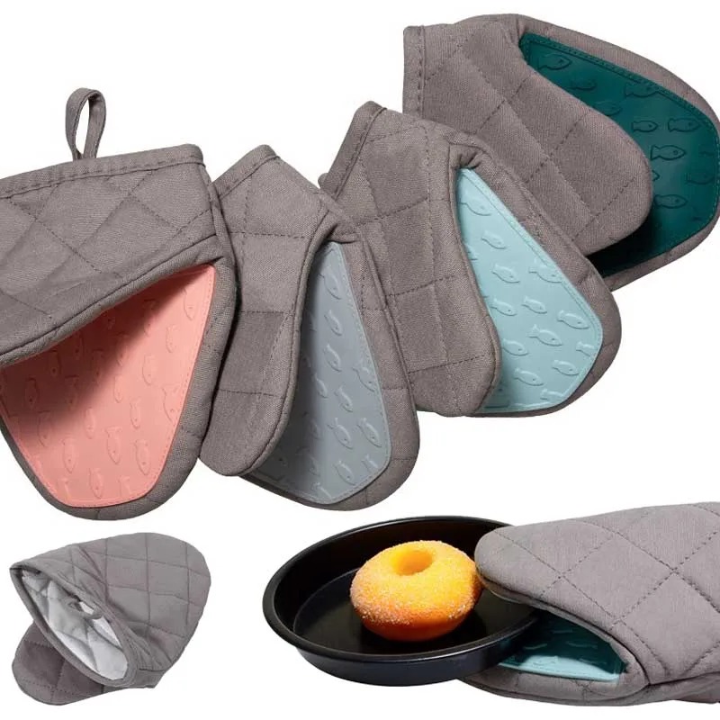 Oven Mitt Silicone - Силиконовые перчатки-прихватки для духовки, защита от