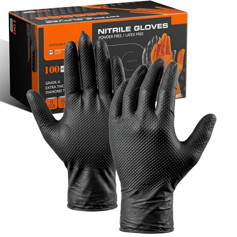 Rubber Glove Cleaning - Прочные промышленные одноразовые нитриловые перчатки 8
