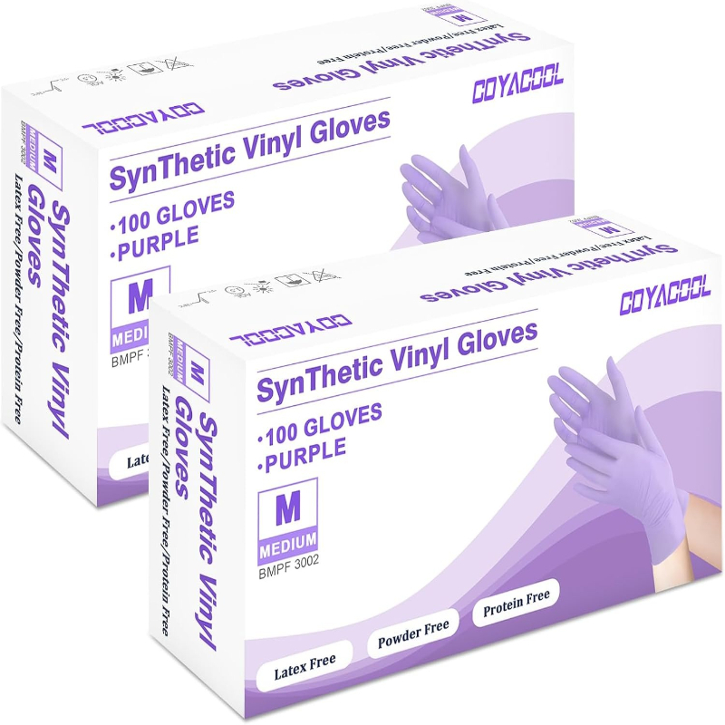 50/100 шт. фиолетовых нитрилов – обзор и цена Exam Glove Nitrile
