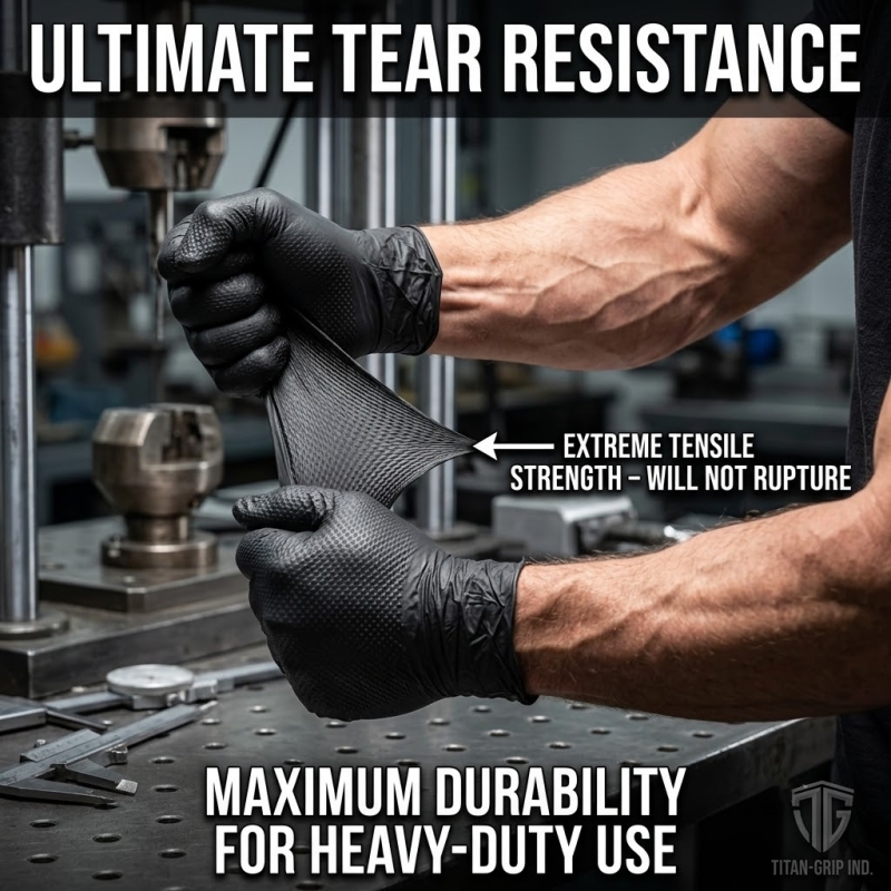Прочные черные промышленные ни – обзор и цена Nitrile Mechanic Glove