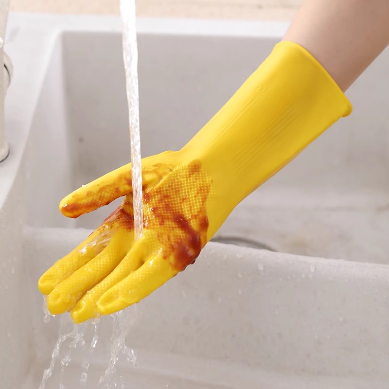 3 пары бытовых перчаток, бытов – обзор и цена Dish Glove Rubber