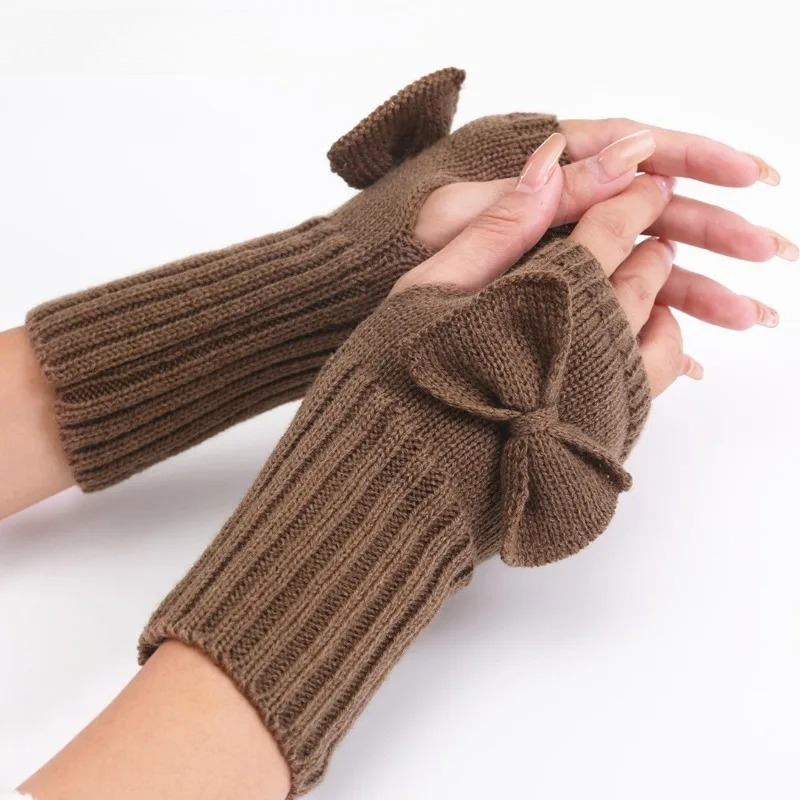 Вязаные перчатки без пальцев с – обзор и цена Fingerless Glove Knit
