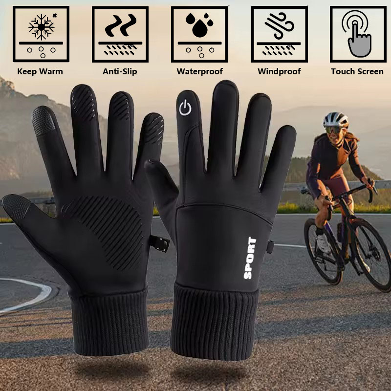 Черные зимние теплые водонепро – обзор и цена Ski Glove Waterproof