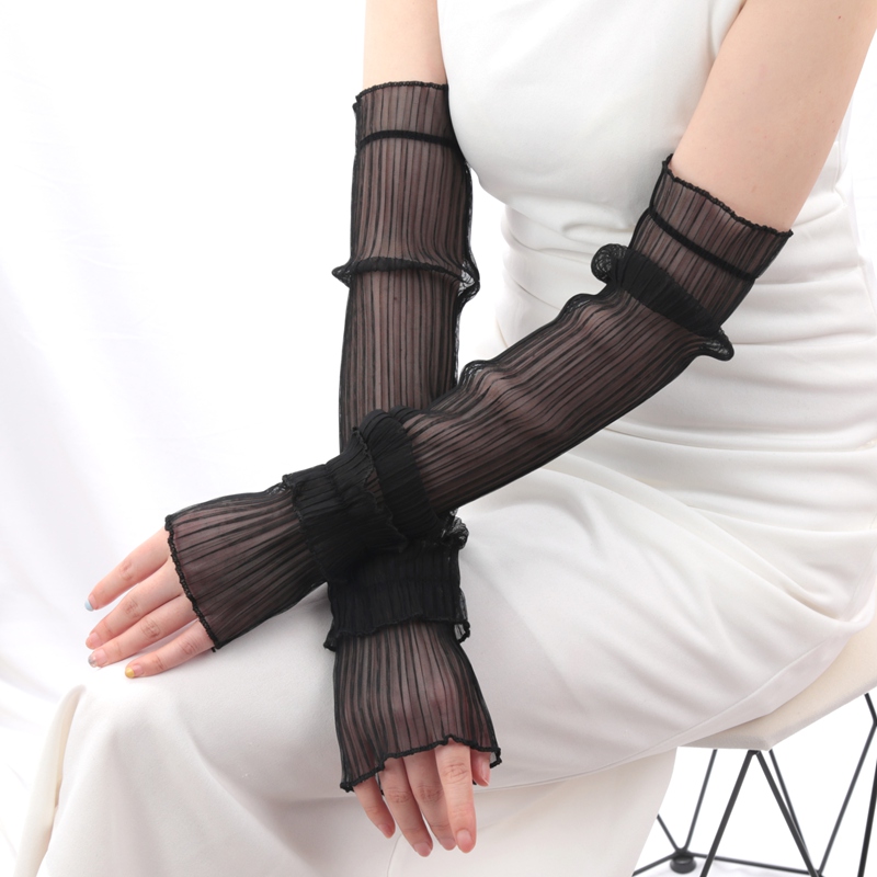 1 пара ледяных шелковых длинны – обзор и цена Fingerless Glove Knit