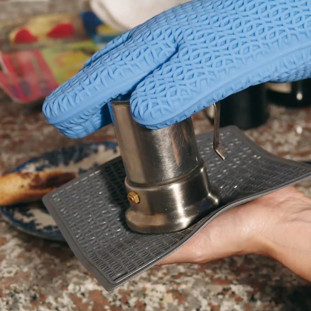 Серая текстурированная силикон – обзор и цена Oven Mitt Silicone