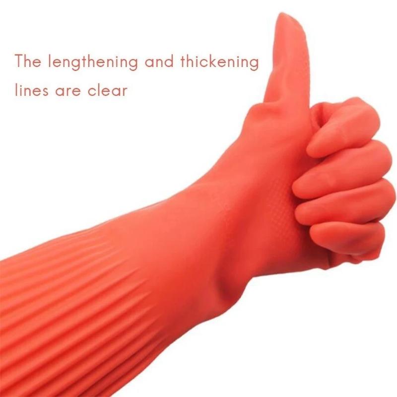 Очень длинные резиновые перчат – обзор и цена Dish Glove Rubber