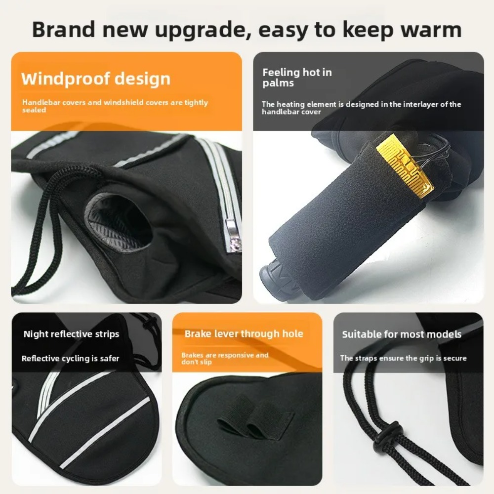 Чехлы на руль мотоцикла, зимни – обзор и цена Heat Resistant Glove