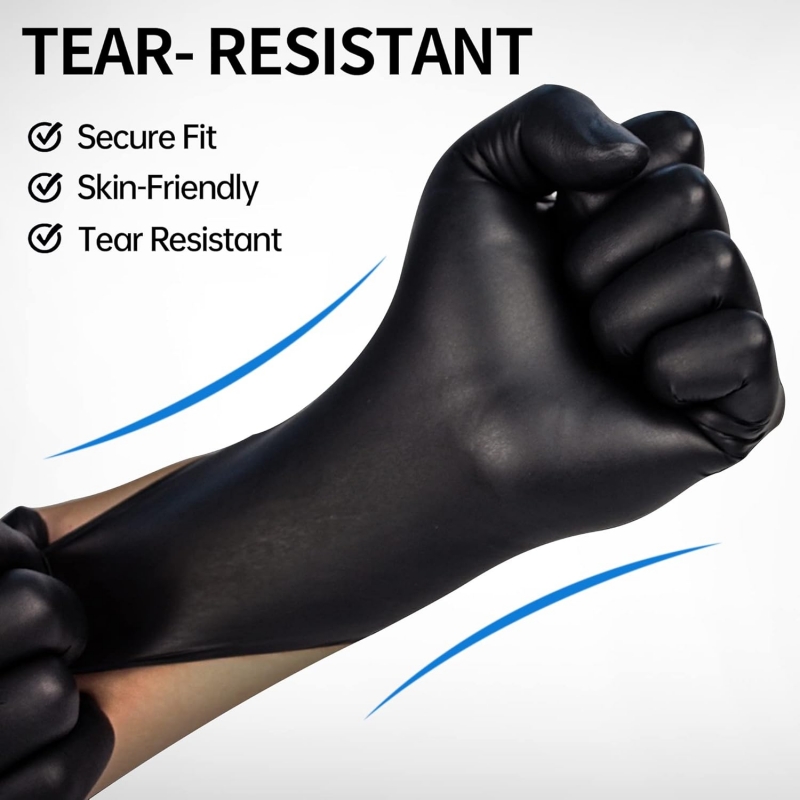 100 шт. черных нитриловых перч – обзор и цена Nitrile Mechanic Glove