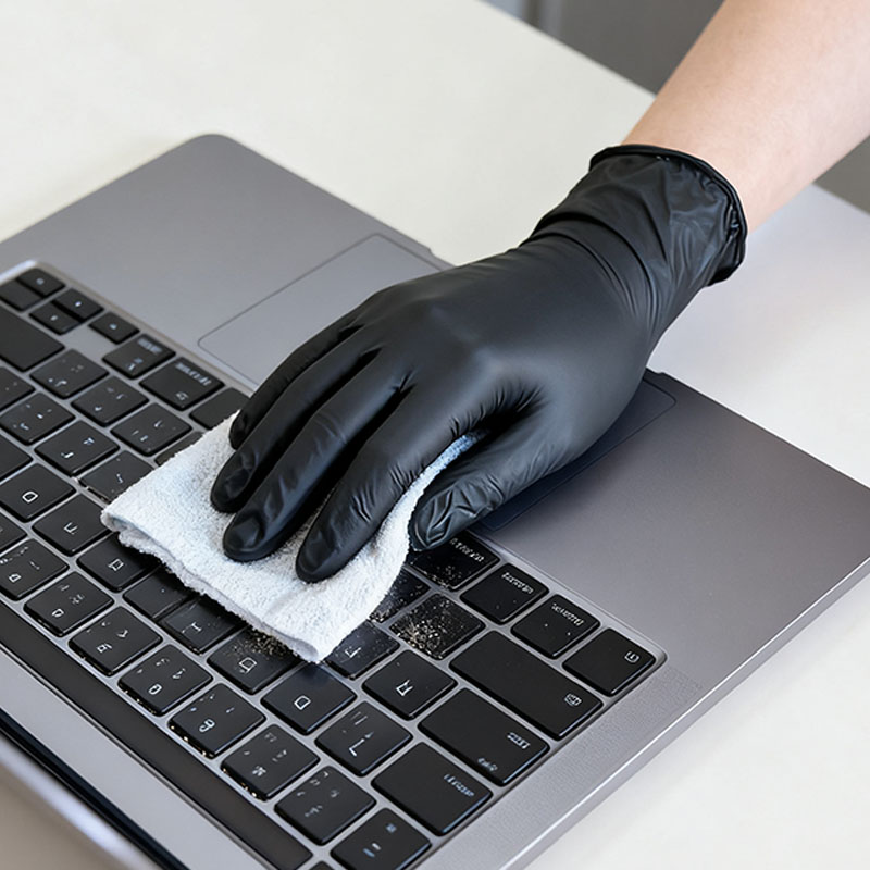 10/50/100 шт. черных одноразов – обзор и цена Nitrile Mechanic Glove